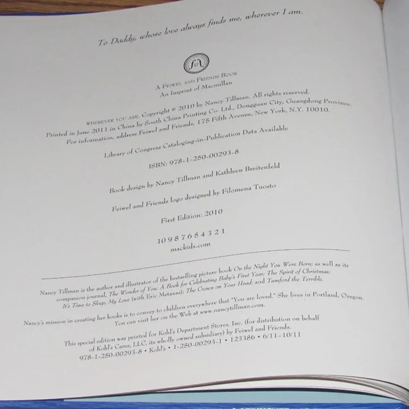 “WHEREVER YOU ARE MY LOVE WILL FIND YOU” Color Illustrated Kids Picture Book - Picture 4 of 5